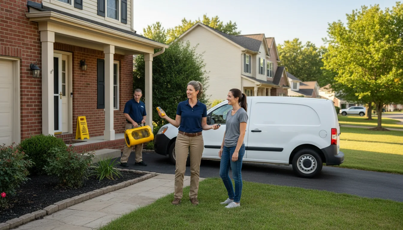 Water restoration image for Mildew Remediation in Simpsonville, KY
